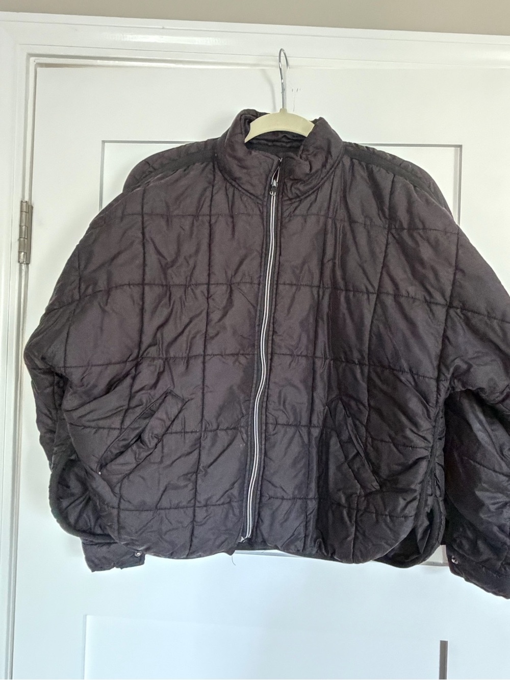 Fabrik Black Quilted Puffer Jacket